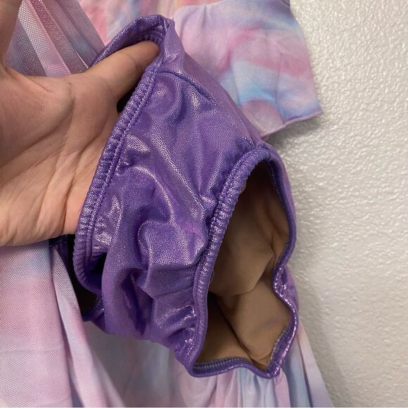 Revolution lyrical lavender tie dye Dance costume TAKE IT ALL RC24586 XLC child - Picture 8 of 11
